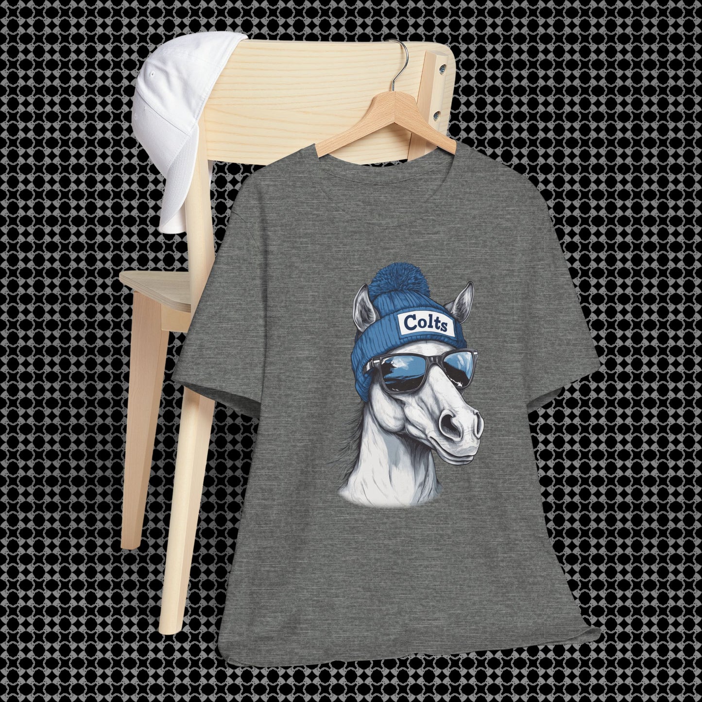 ⭐ Ind!anapol!s Trot Star – Beanie Horse NFL Tee