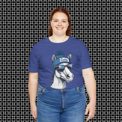 ⭐ Ind!anapol!s Trot Star – Beanie Horse NFL Tee