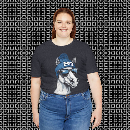 ⭐ Ind!anapol!s Trot Star – Beanie Horse NFL Tee