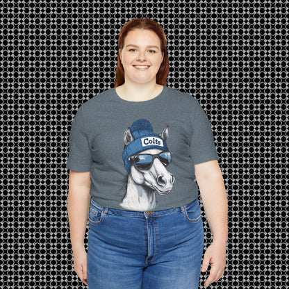 ⭐ Ind!anapol!s Trot Star – Beanie Horse NFL Tee