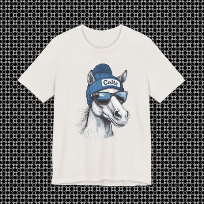 ⭐ Ind!anapol!s Trot Star – Beanie Horse NFL Tee
