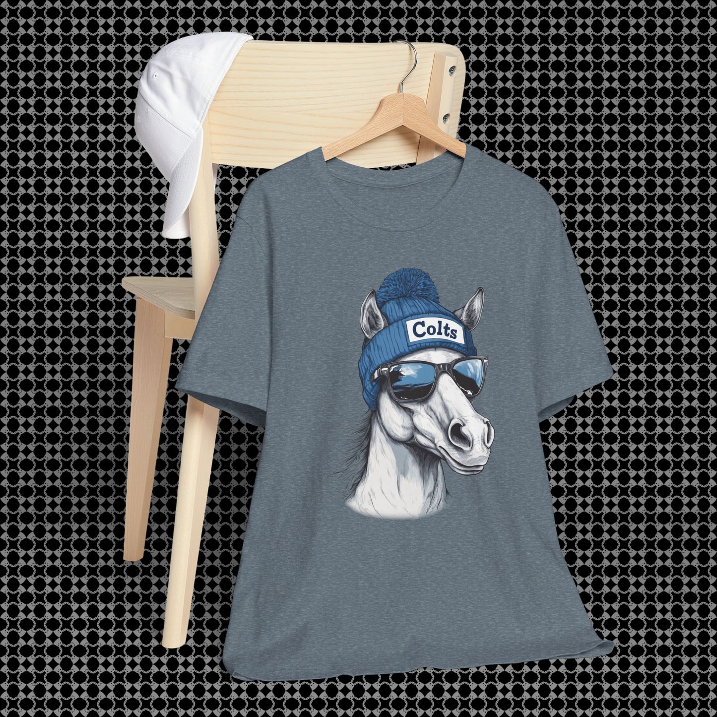 ⭐ Ind!anapol!s Trot Star – Beanie Horse NFL Tee