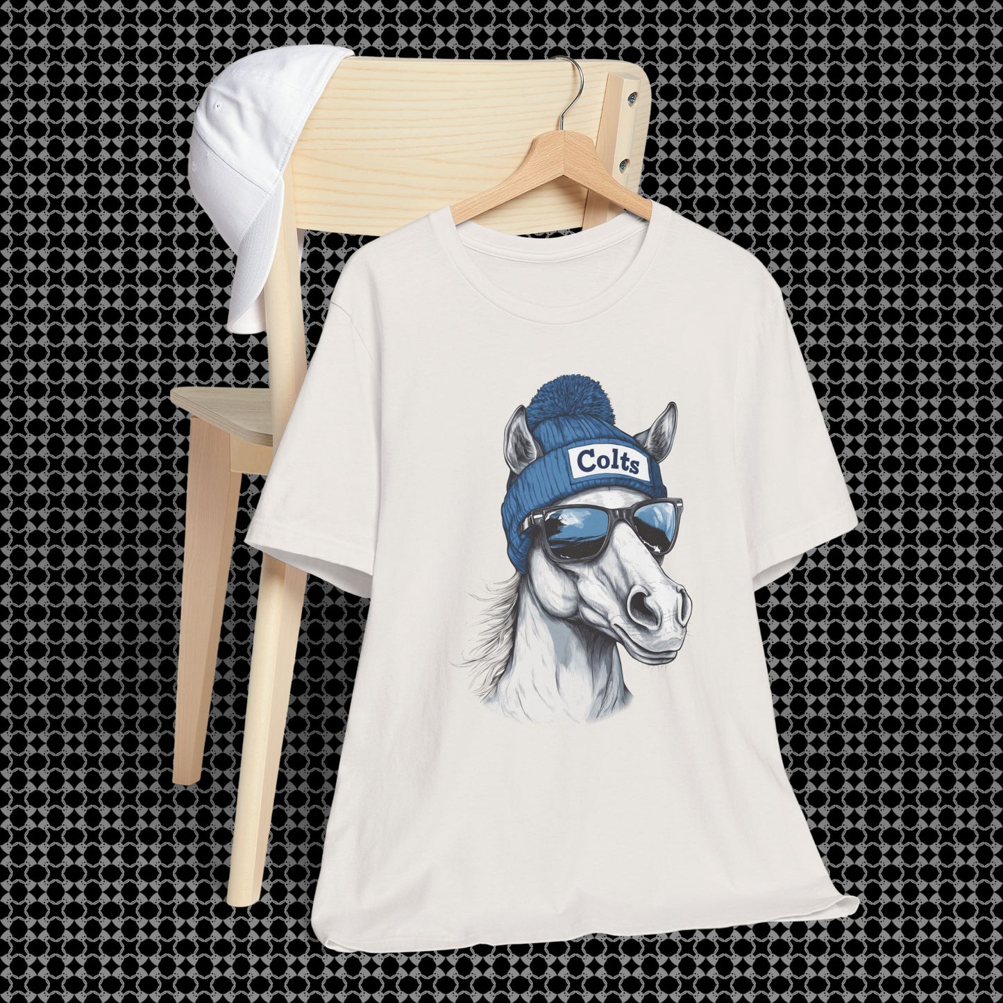 ⭐ Ind!anapol!s Trot Star – Beanie Horse NFL Tee