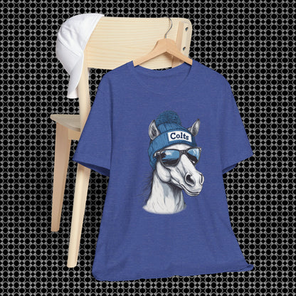 ⭐ Ind!anapol!s Trot Star – Beanie Horse NFL Tee