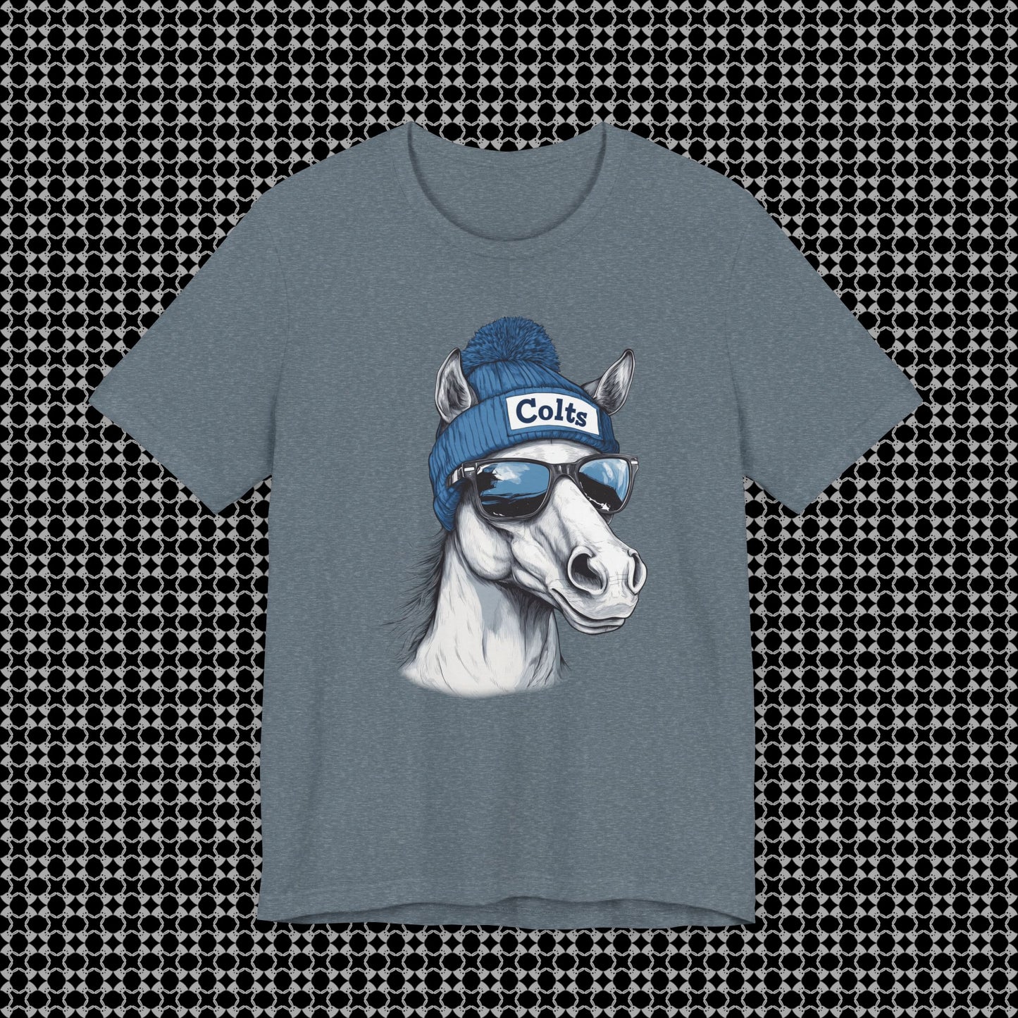 ⭐ Ind!anapol!s Trot Star – Beanie Horse NFL Tee