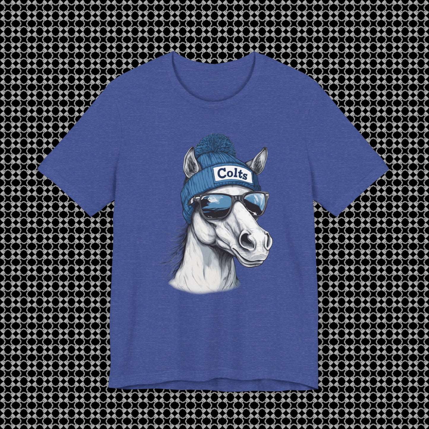 ⭐ Ind!anapol!s Trot Star – Beanie Horse NFL Tee