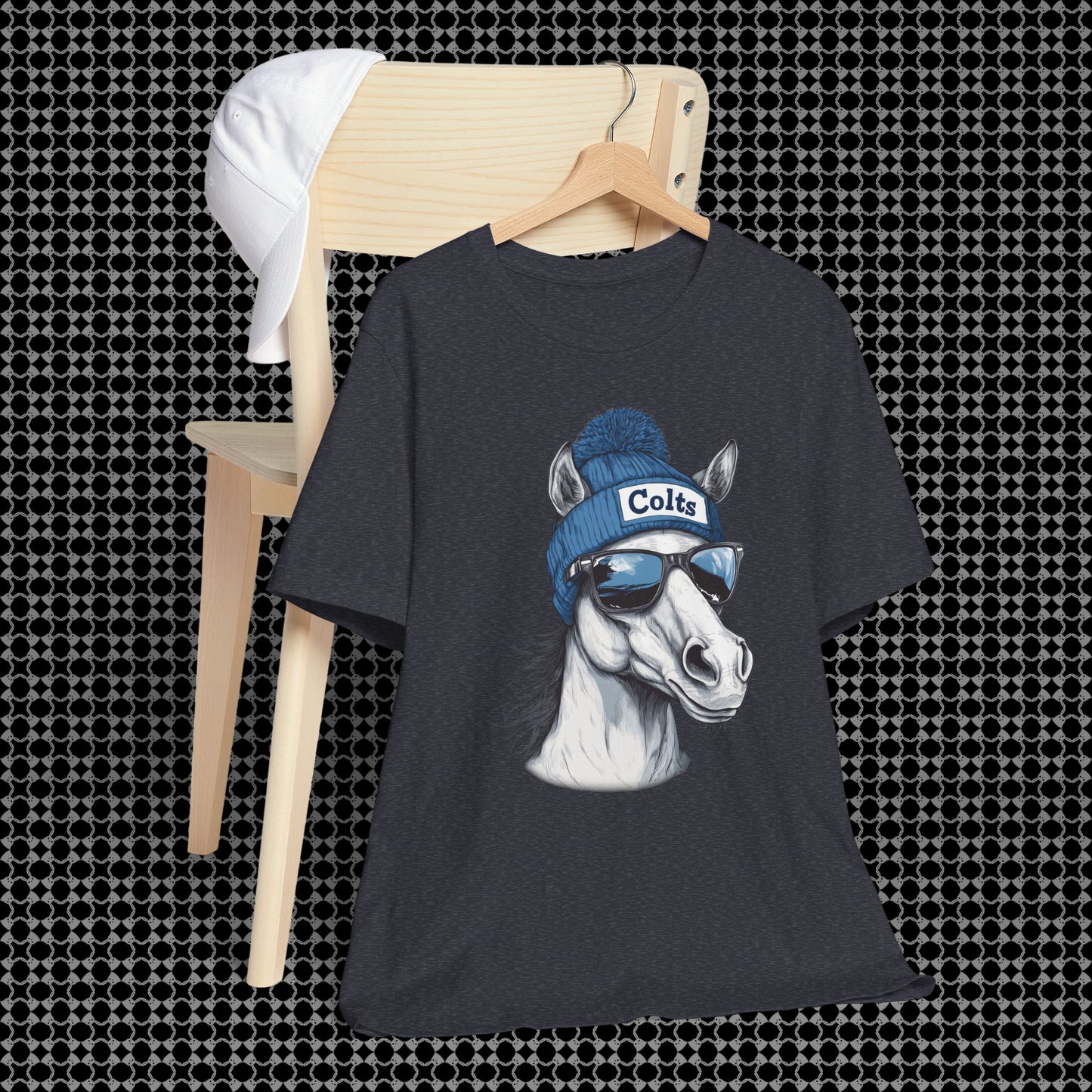 ⭐ Ind!anapol!s Trot Star – Beanie Horse NFL Tee